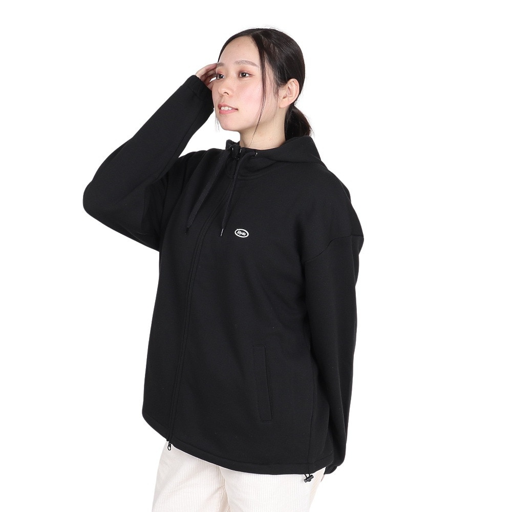 スライド（SLYDE）（レディース）スウェット ジップアップ ジャケット SL24FWL-APP002BLK