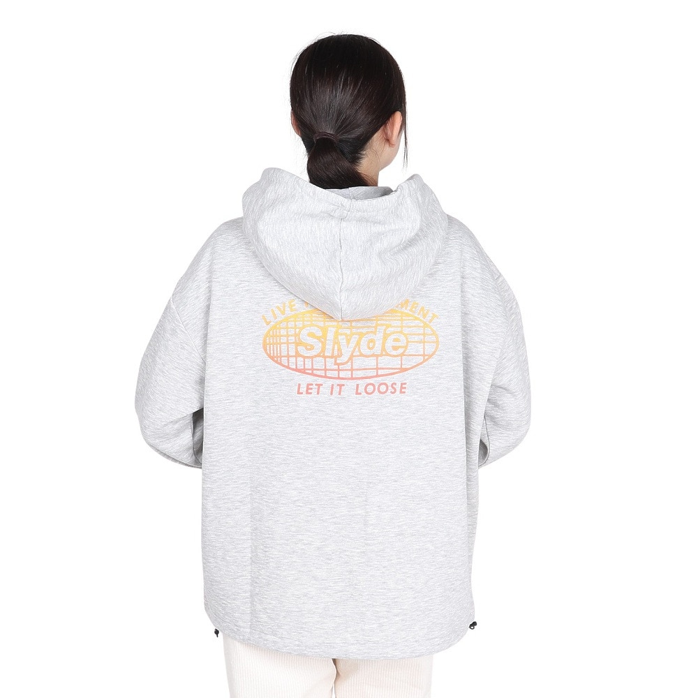 スライド（SLYDE）（レディース）スウェット ジップアップ ジャケット SL24FWL-APP002LGRY