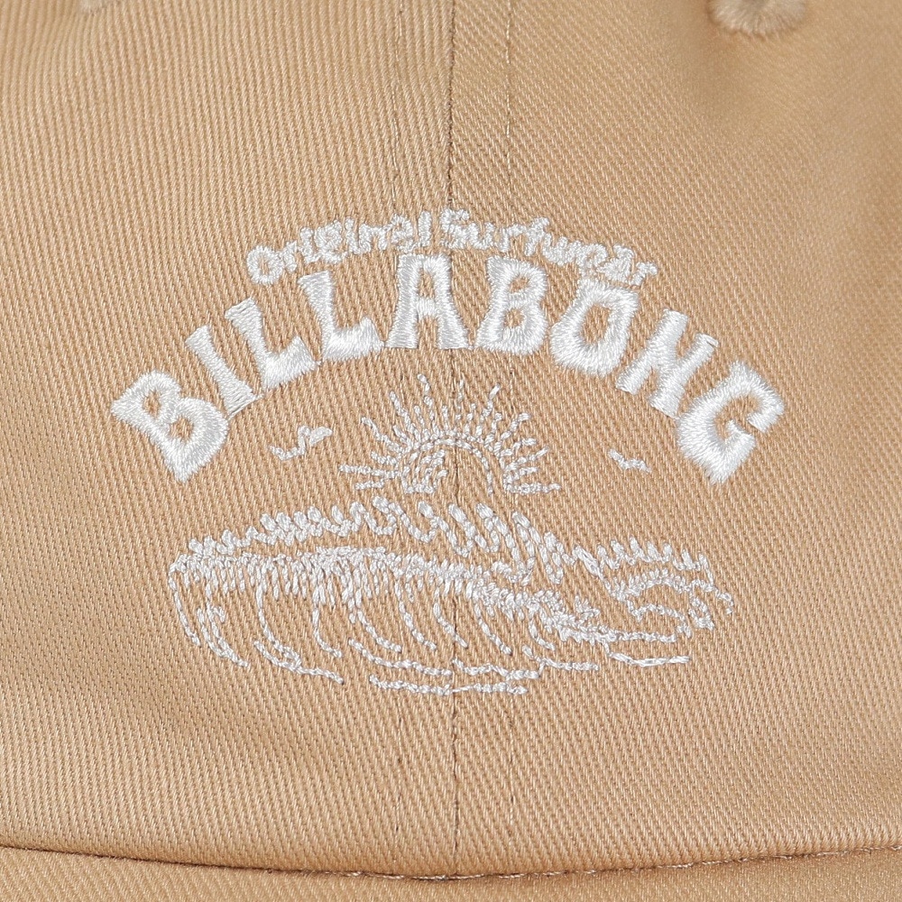 ビラボン（BILLABONG）（レディース）帽子 COTTON TWILL CAP ベースボールキャップ BD013972 BEG