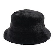(レディース)エコファー バケットハット 23FWRHT234309BLK