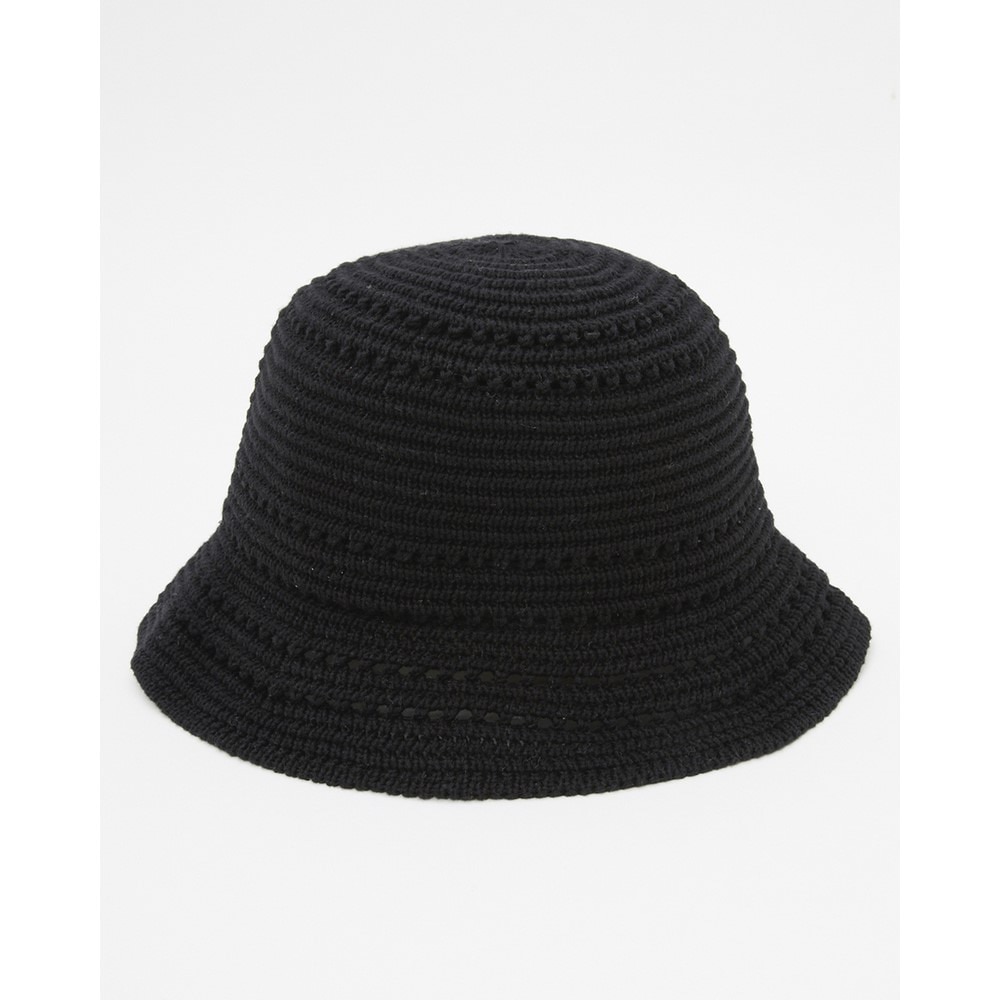 ビラボン（BILLABONG）（レディース）コットンクロシェハット BF013921 BLK