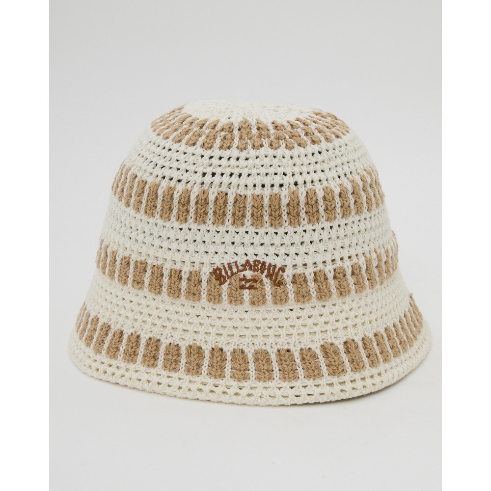 ビラボン（BILLABONG）（レディース）コットンクロシェハット ストライプ BF013922 WCP