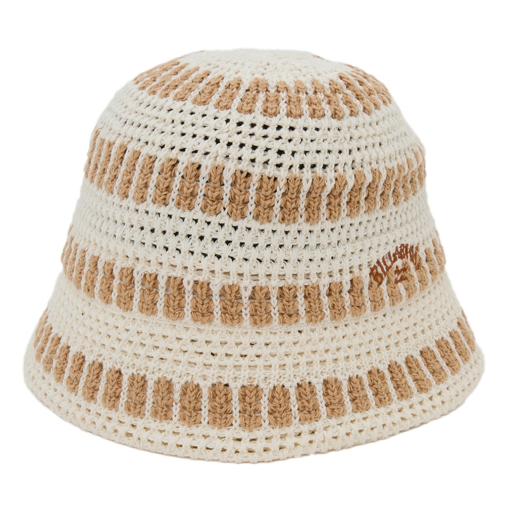 ビラボン（BILLABONG）（レディース）コットンクロシェハット ストライプ BF013922 WCP