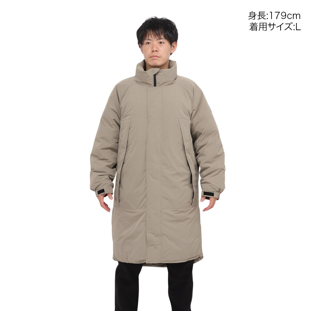 エルケクス（ELKEX）（メンズ）ダウン ミックス コート EKM4WI0016 BEG
