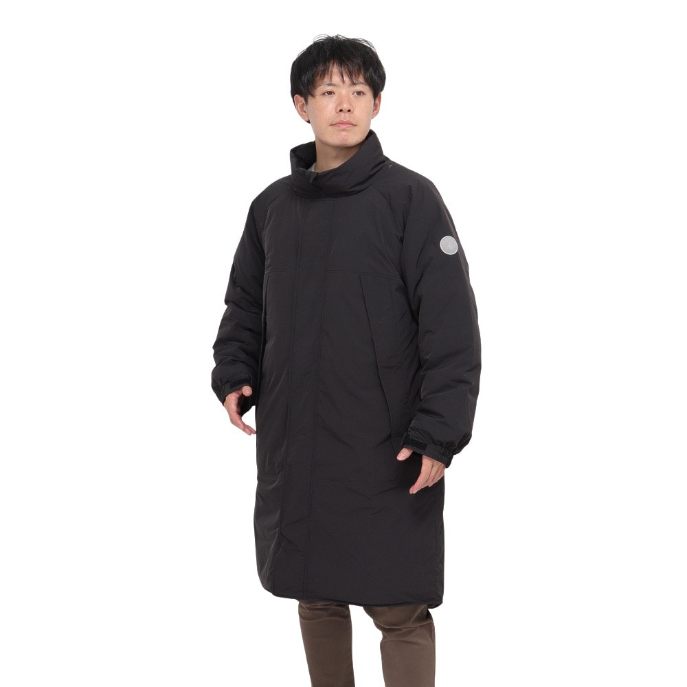 エルケクス（ELKEX）（メンズ）ダウン ミックス コート EKM4WI0016 BLK
