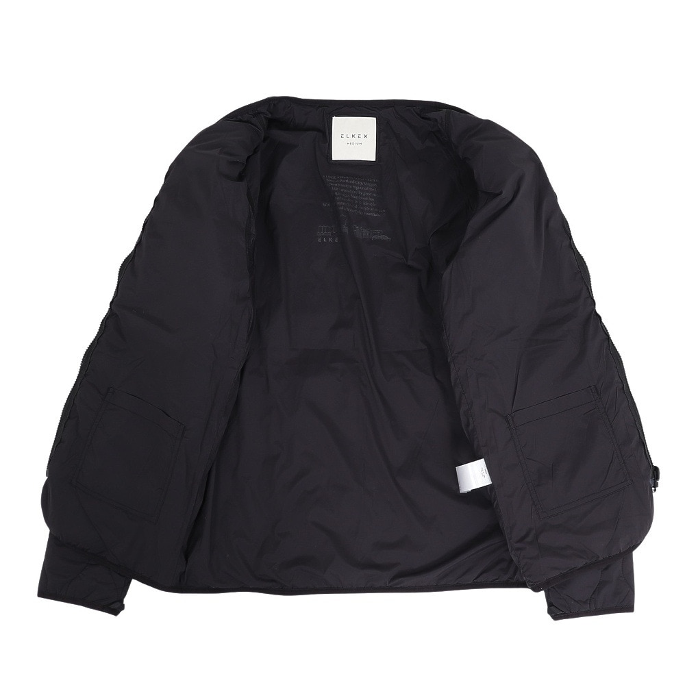 エルケクス（ELKEX）（メンズ）PADDING キルトジャケット EKM5FA0012 BLK