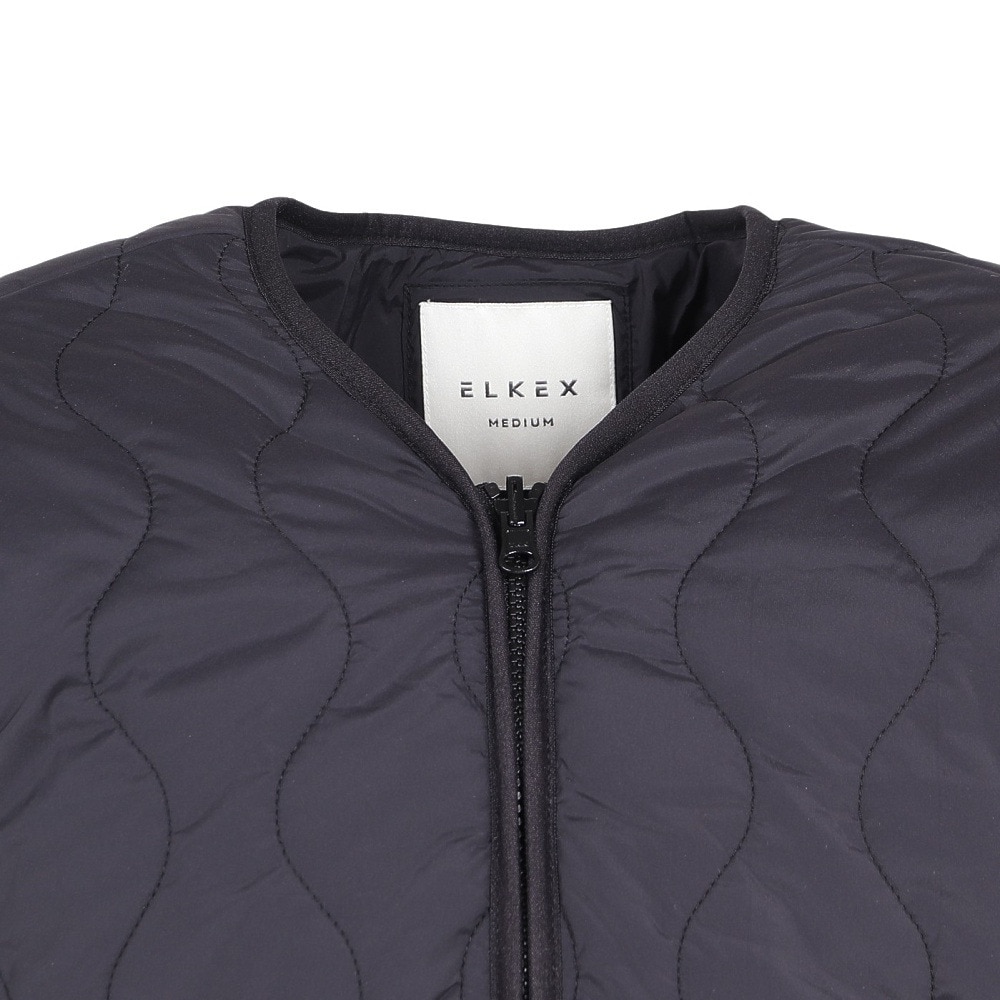 エルケクス（ELKEX）（メンズ）PADDING キルトジャケット EKM5FA0012 BLK
