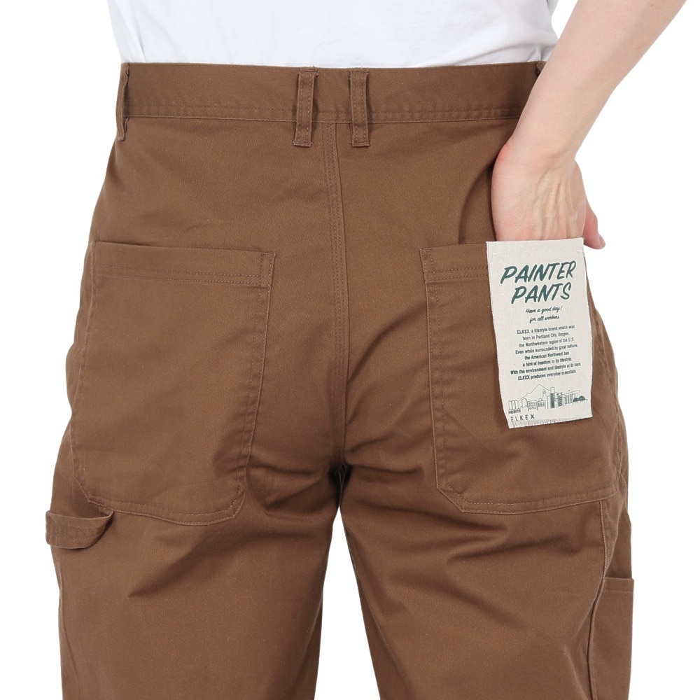 エルケクス（ELKEX）（メンズ）ワイド ペイントパンツ EKM5SP0011 BRN