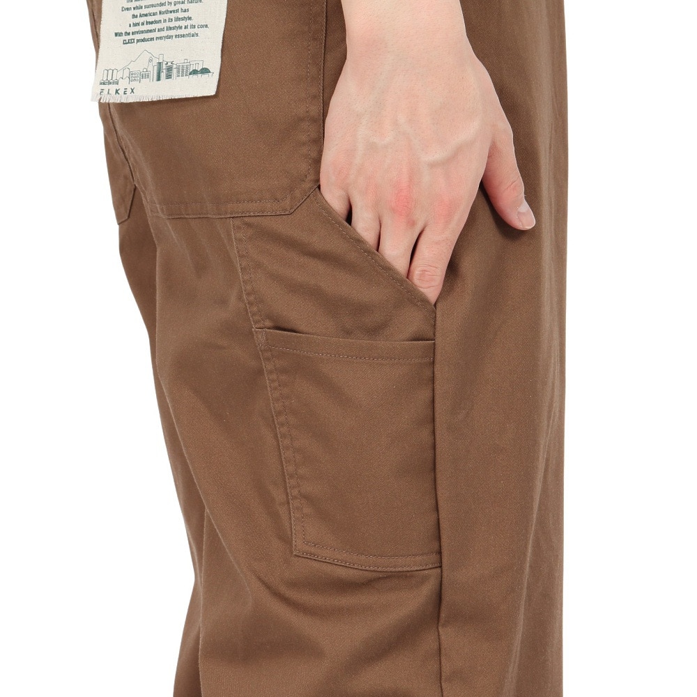 エルケクス（ELKEX）（メンズ）ワイド ペイントパンツ EKM5SP0011 BRN