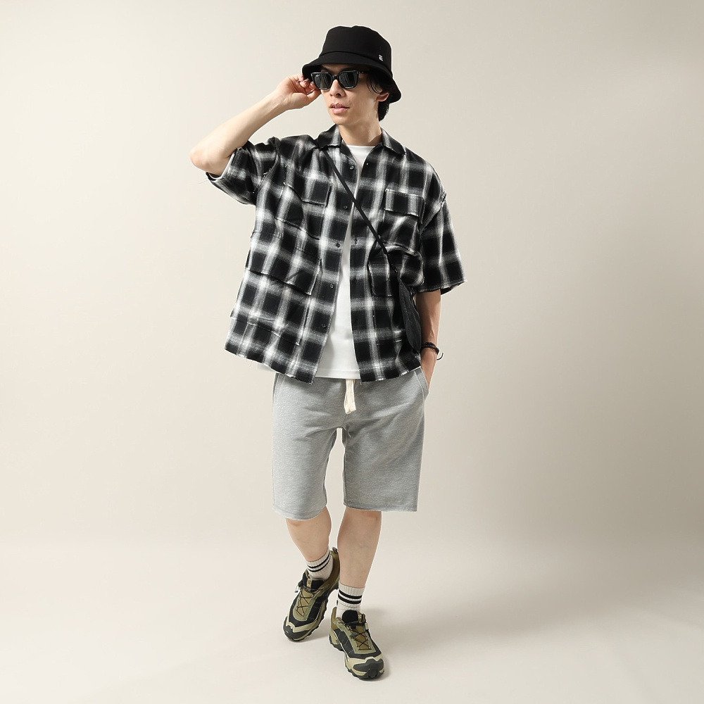 エルケクス（ELKEX）（メンズ）SW ショートパンツ EKM6S10031 MGRY