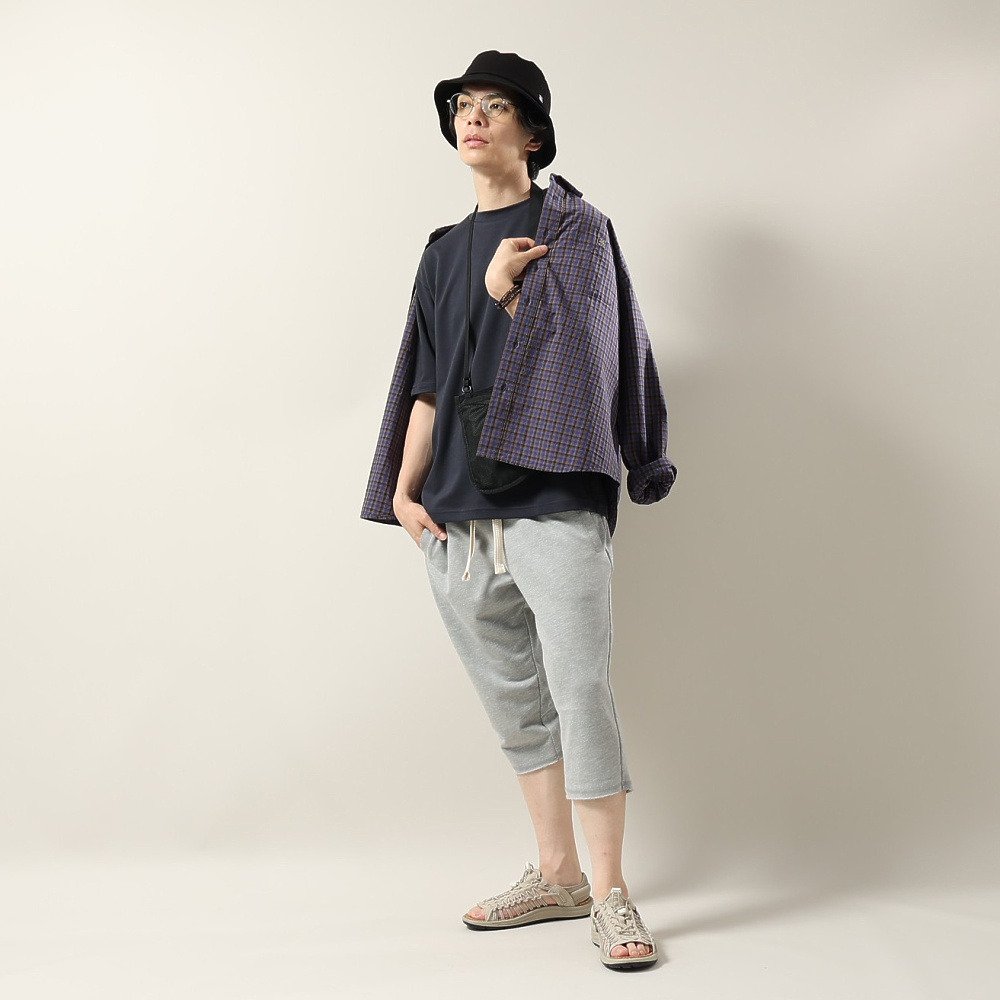 エルケクス（ELKEX）（メンズ）SW CROPPED パンツ EKM6S10032 MGRY