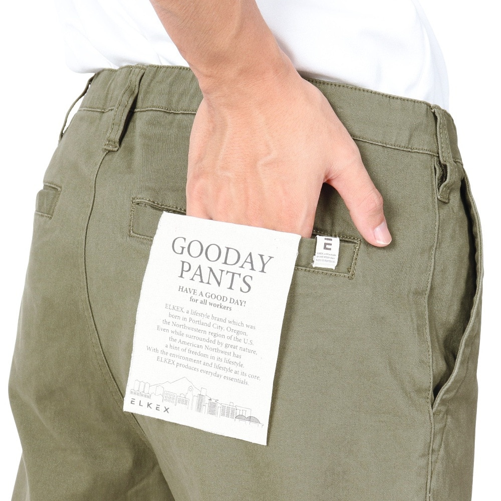 エルケクス（ELKEX）（メンズ）TWILL GOODAY パンツ EKM3FA0010 GRN