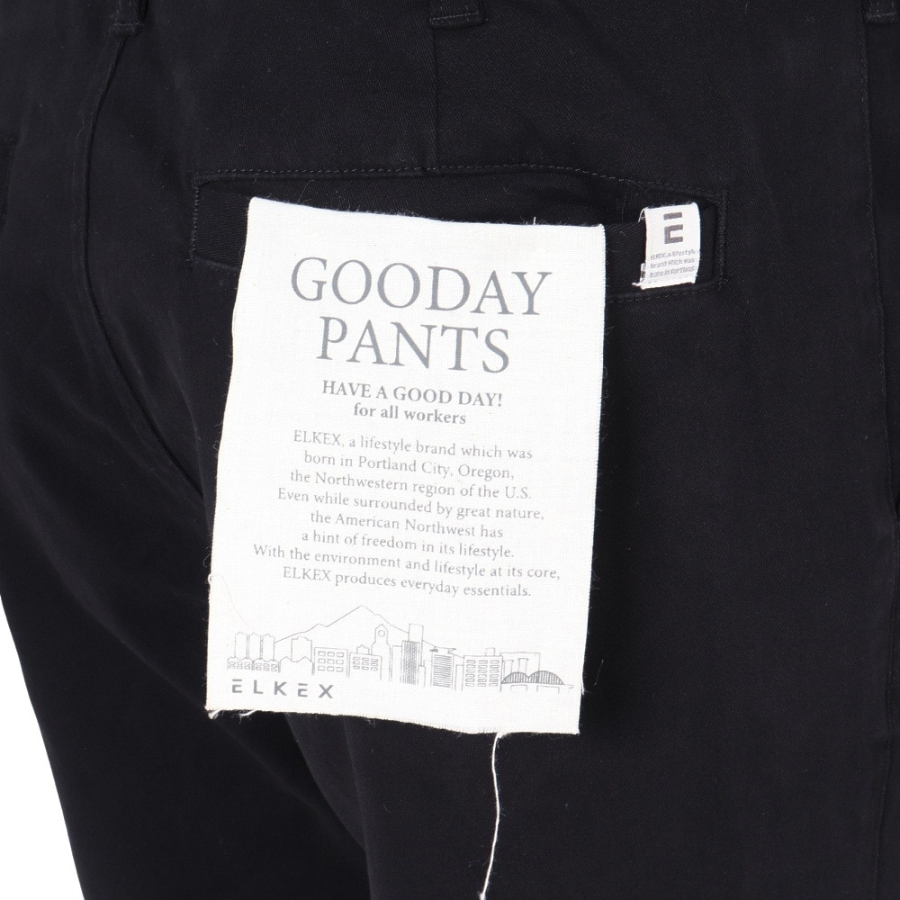 エルケクス（ELKEX）（メンズ）TWILL GOODAY パンツ EKM5SP0008 BLK