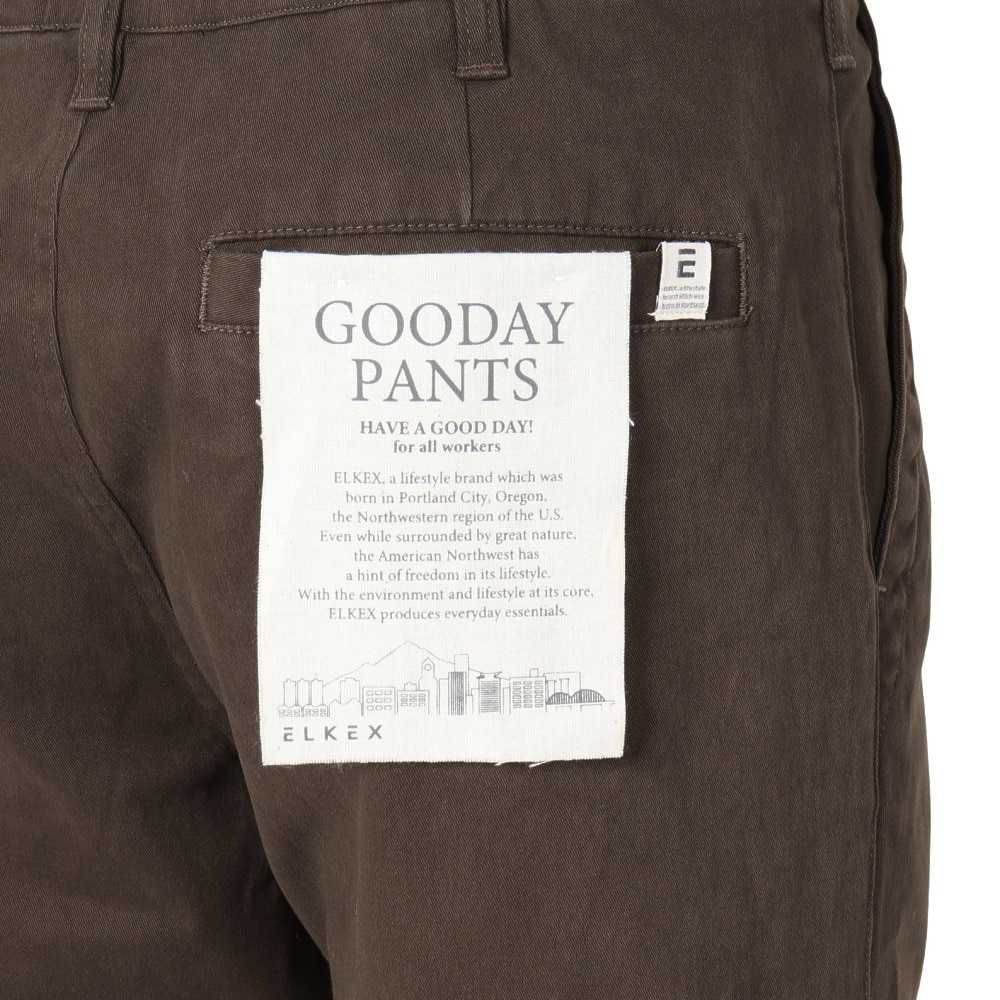 エルケクス（ELKEX）（メンズ）TWILL GOODAY パンツ EKM5SP0008 BRN