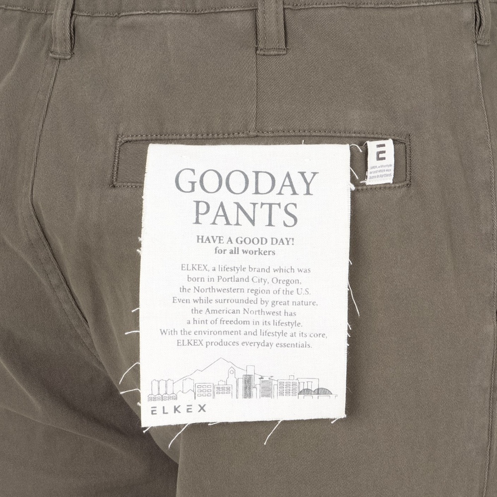 エルケクス（ELKEX）（メンズ）TWILL GOODAY パンツ EKM5SP0008 OLIVE
