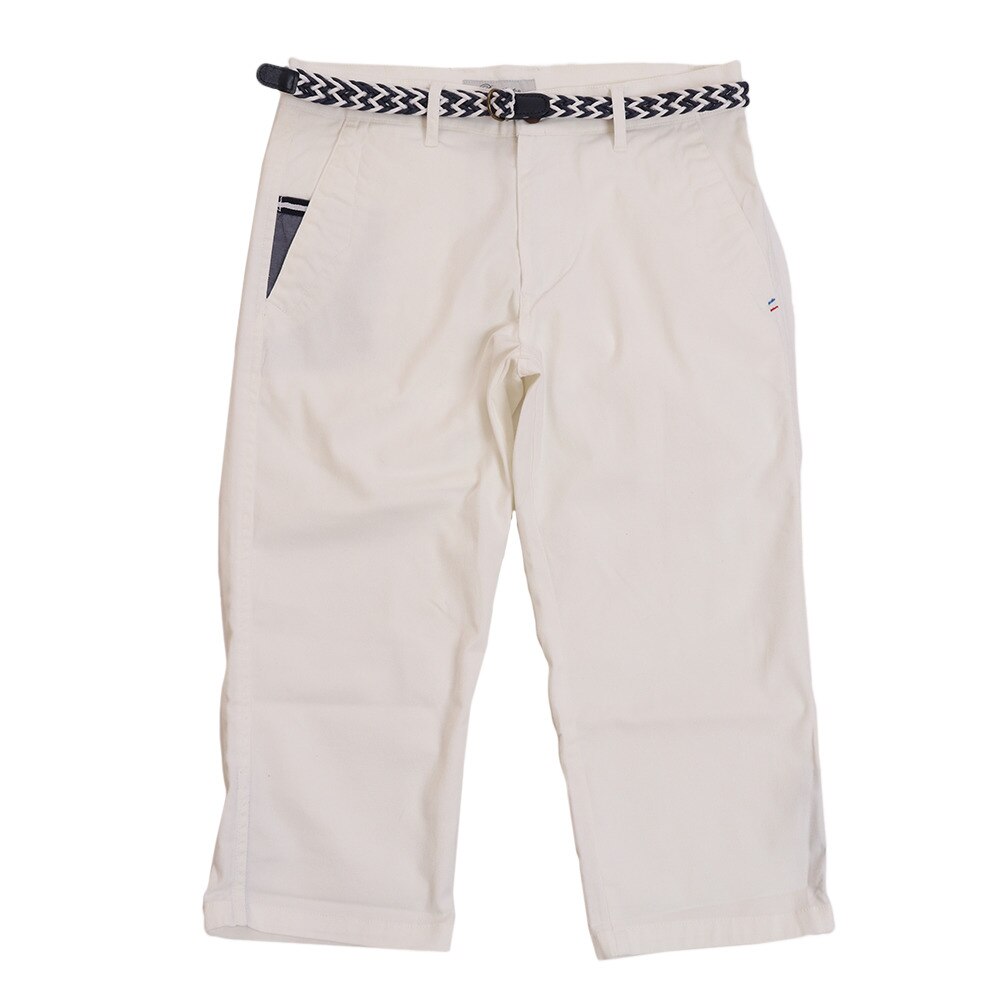  ストレッチクロップドパンツ 5724 WHT
