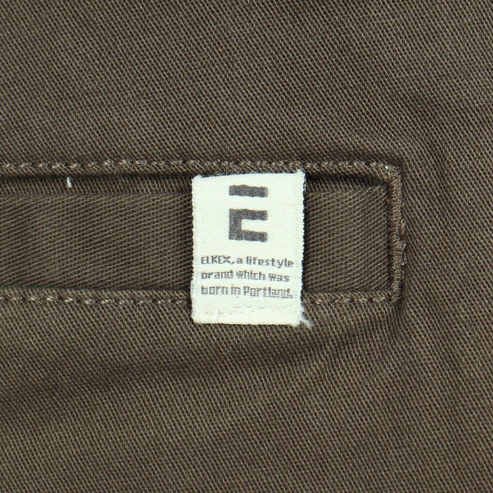 エルケクス（ELKEX）（メンズ）CTN TWILL ショートパンツ EKM3S10014 KHK ハーフパンツ