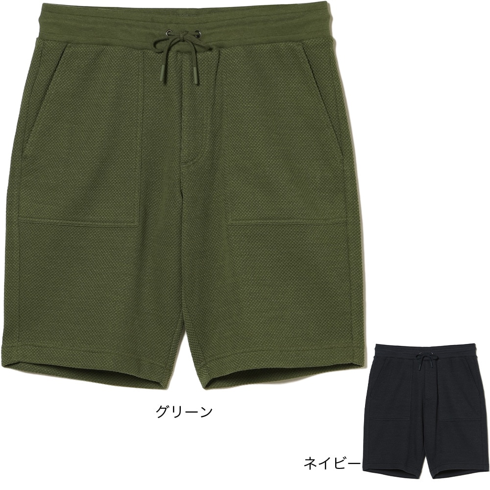 エルケクス（ELKEX）（メンズ）ショートパンツ メンズ ビッグピケ ショーツ EKM3S10015 GRN