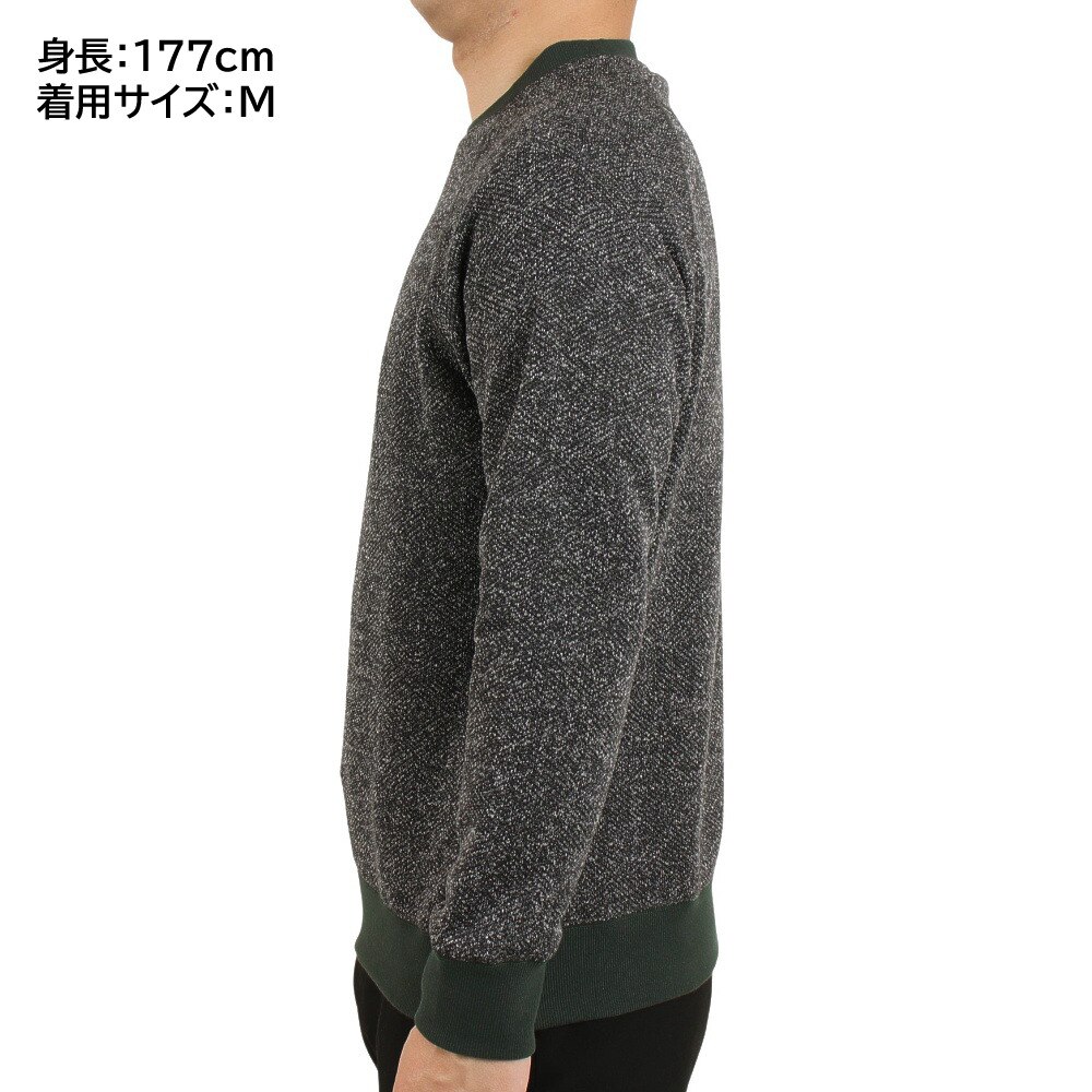 エルケクス（ELKEX）（メンズ）メランジェ スウエットクルーネック EKM2FA0005 CGRY