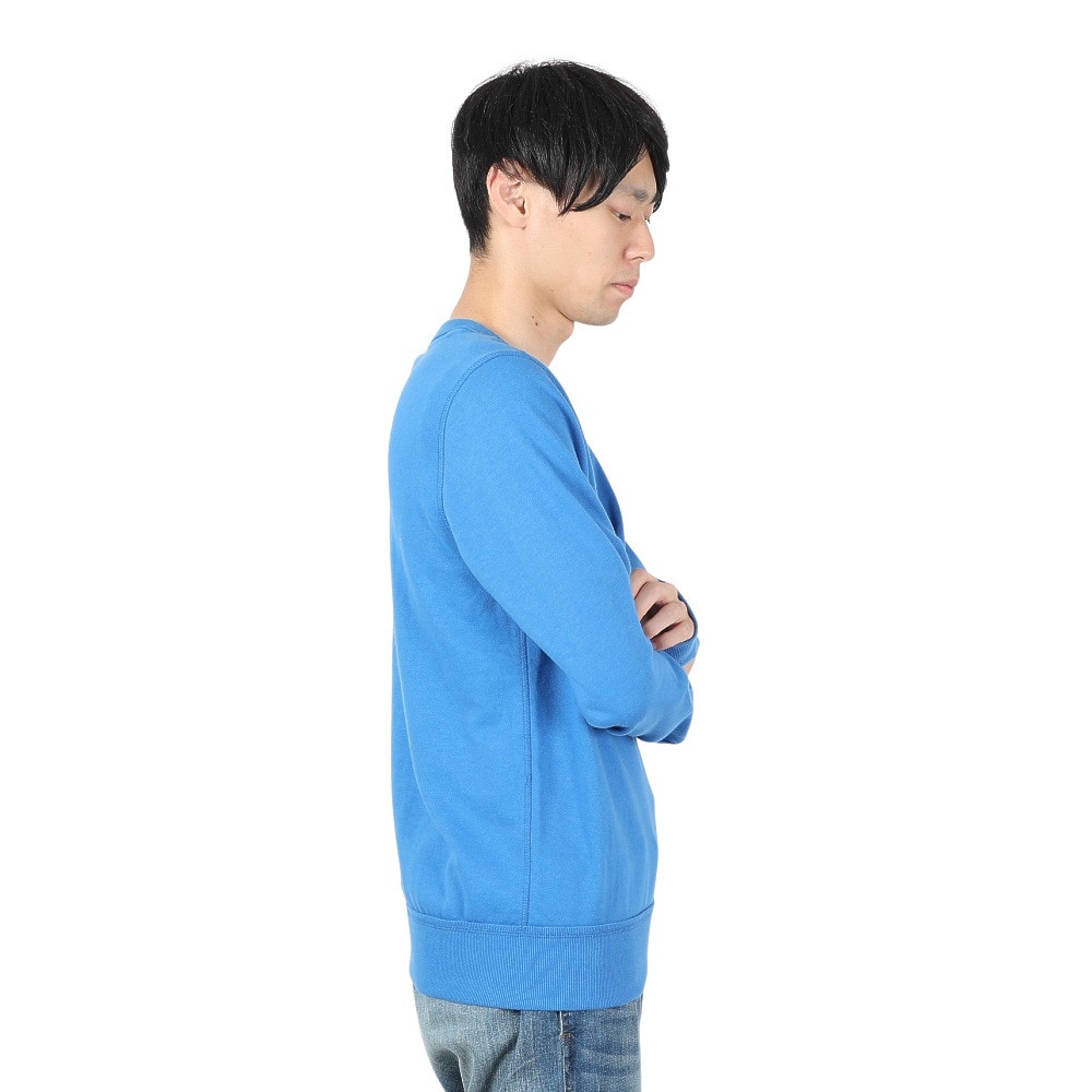 エルケクス（ELKEX）（メンズ）スウェットクルーネック UNDER Oregon EKM4FA0004 BLU