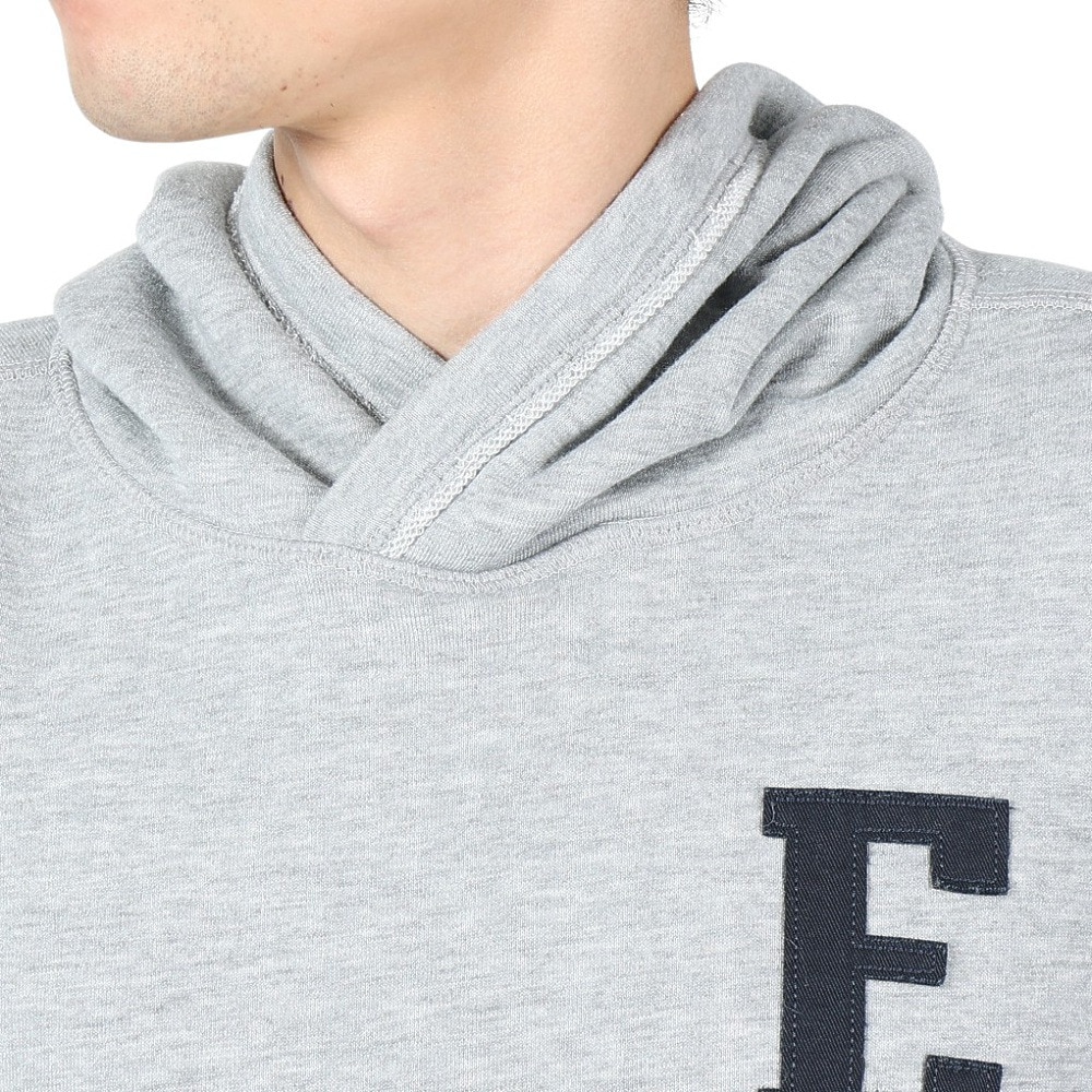 エルケクス（ELKEX）（メンズ）スウェットフーディー BIG E ロゴ EKM4FA0007 MGRY