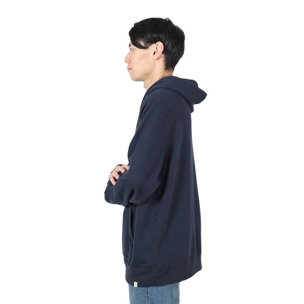 エルケクス（ELKEX）（メンズ）スウェットフーディー BIG E ロゴ EKM4FA0007 NVY