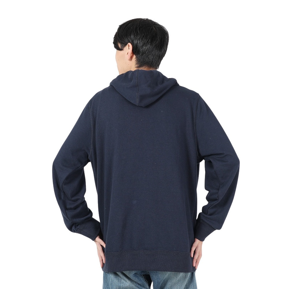 エルケクス（ELKEX）（メンズ）スウェットフーディー BIG E ロゴ EKM4FA0007 NVY