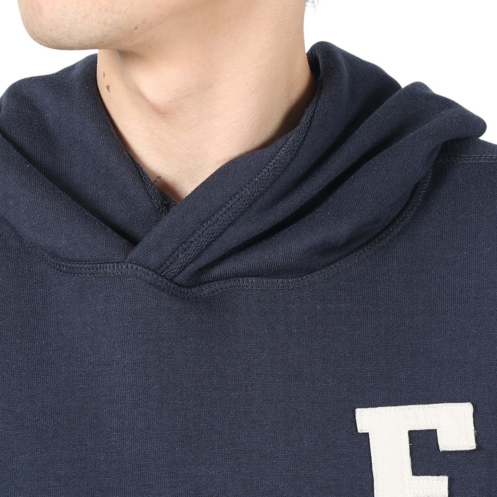 エルケクス（ELKEX）（メンズ）スウェットフーディー BIG E ロゴ EKM4FA0007 NVY