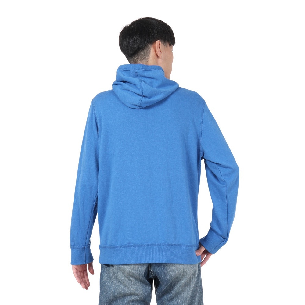 エルケクス（ELKEX）（メンズ）SW スリーブロゴ フーディ EKM4FA0008 BLU