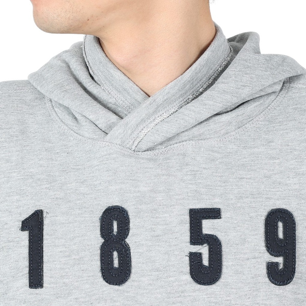 エルケクス（ELKEX）（メンズ）スウェットフーディー NUMBER1859 EKM4FA0009 MGRY