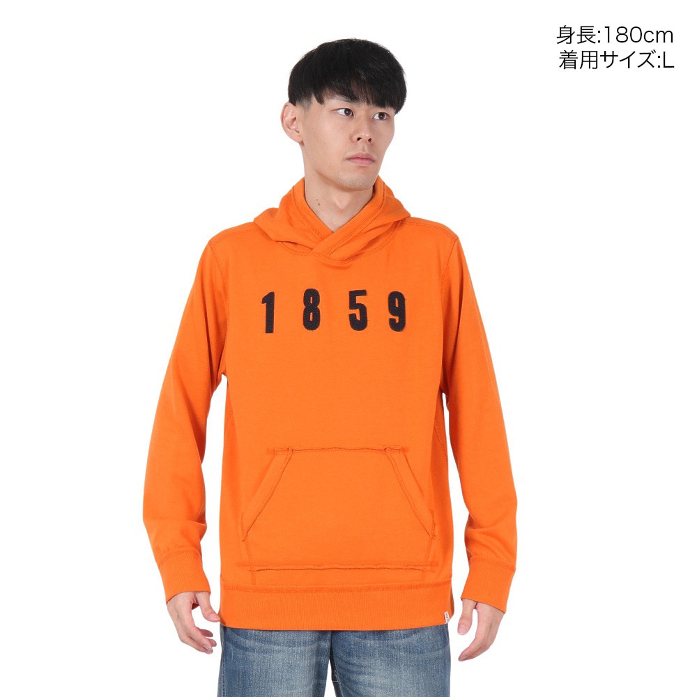 エルケクス（ELKEX）（メンズ）スウェットフーディ NUMBER1859 EKM4FA0009 ORG