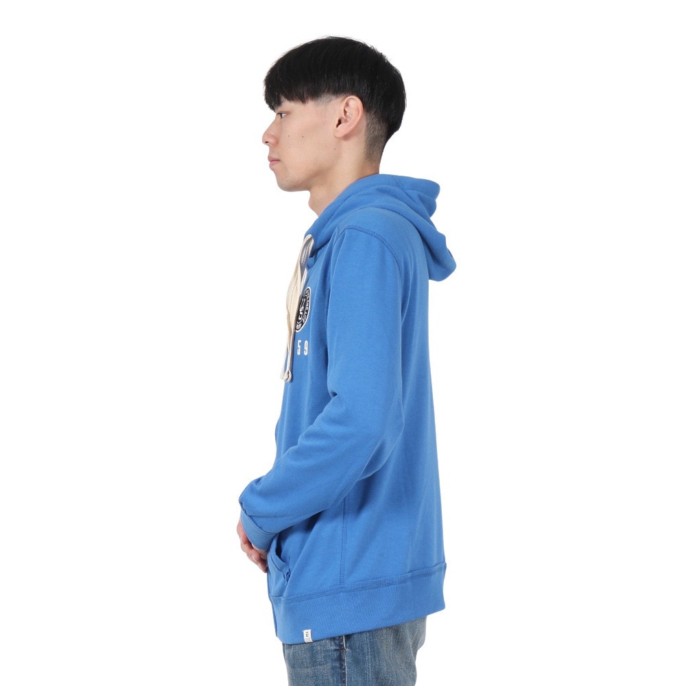 エルケクス（ELKEX）（メンズ）SW エンブレム ジップフーディー EKM4FA0010 BLU