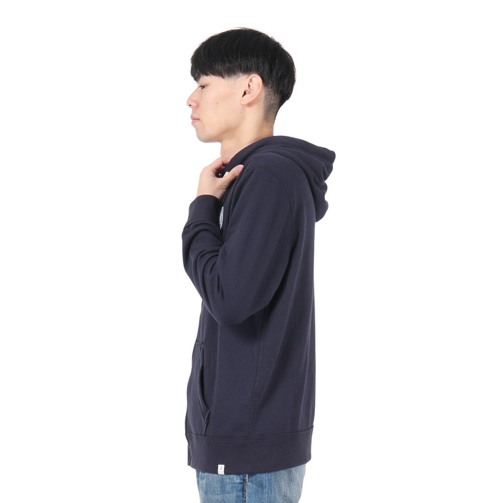 エルケクス（ELKEX）（メンズ）SW エンブレム ジップフーディー EKM4FA0010 NVY