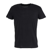クー（Coo.）（メンズ）無地 クルーネック Tシャツ 871Q8JY2069BLK 半袖