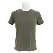 クー（Coo.）（メンズ）無地 クルーネック Tシャツ 871Q8JY2069OLV 半袖