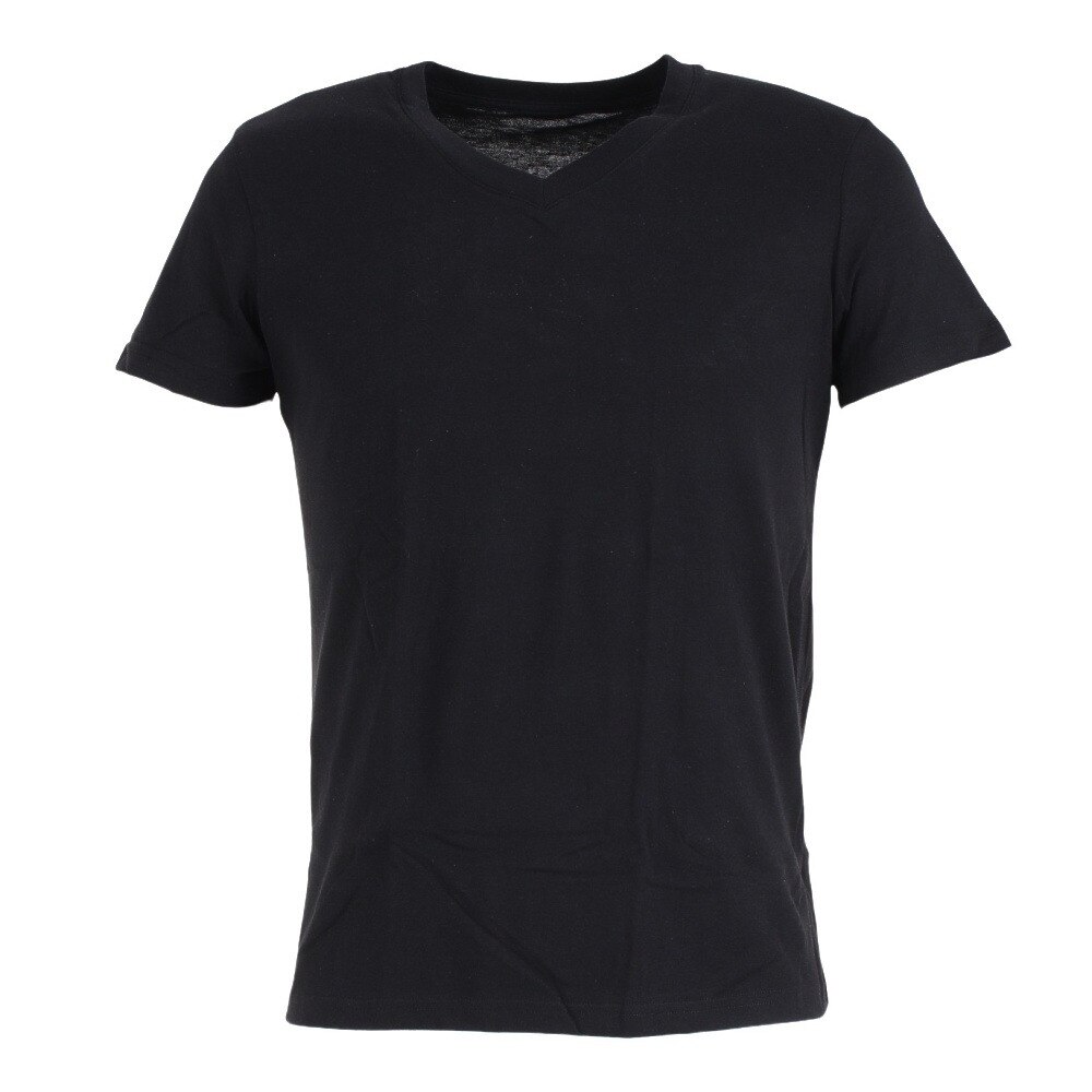  無地 Vネック Tシャツ 871Q8JY2070BLK 