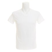 クー（Coo.）（メンズ）無地 Vネック Tシャツ 871Q8JY2070WHT 半袖