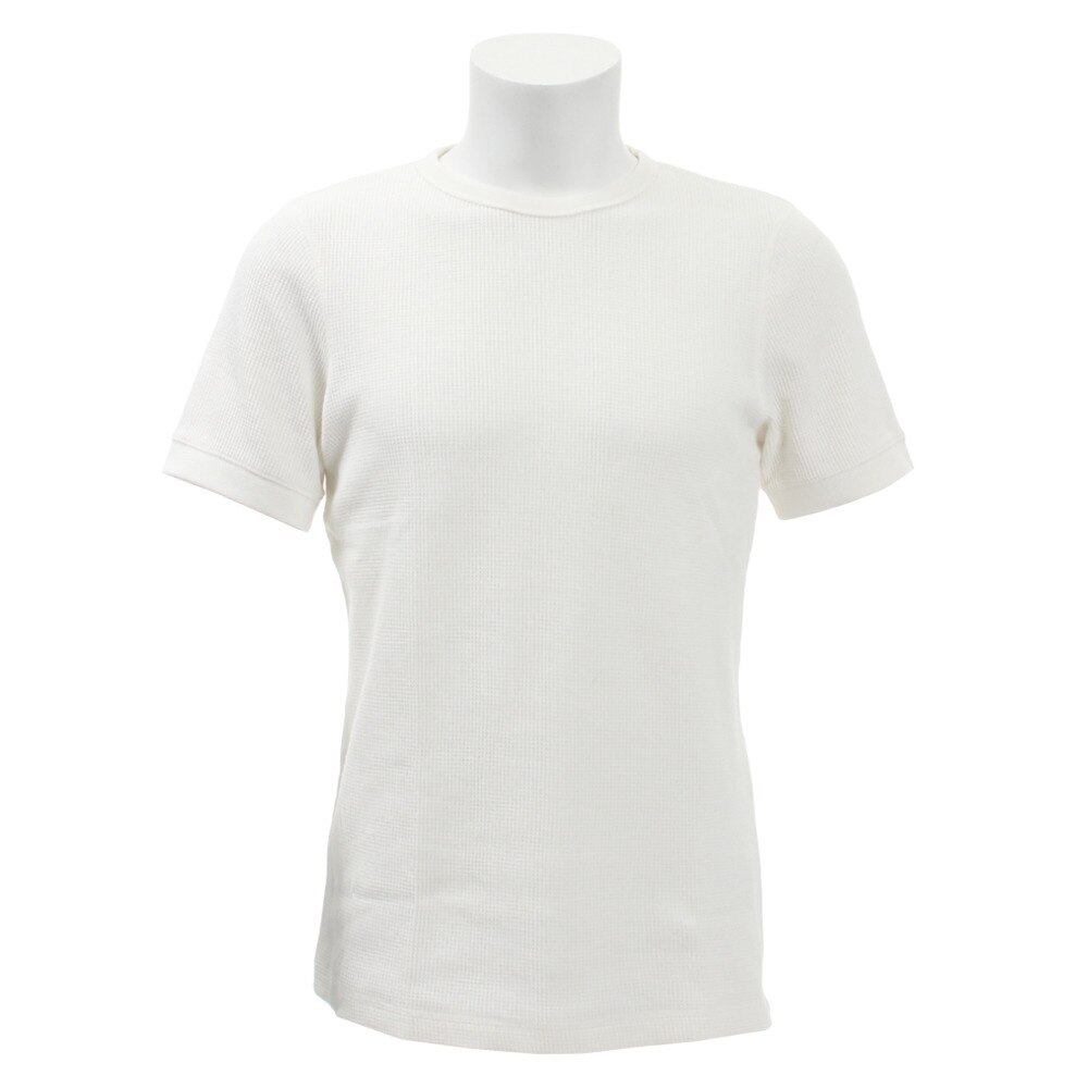  【多少の傷汚れありの為大奉仕】Tシャツ メンズ ワッフル半袖 871PA9ES6336WHT オンライン価格