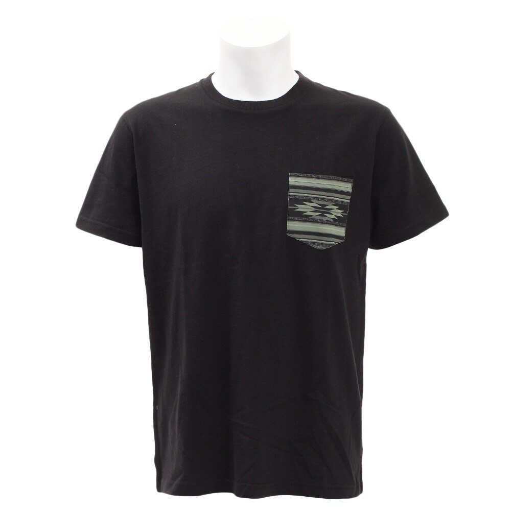  【多少の傷汚れありの為大奉仕】柄ポケットTシャツ 871PA9BGI6338BLXGN オンライン価格