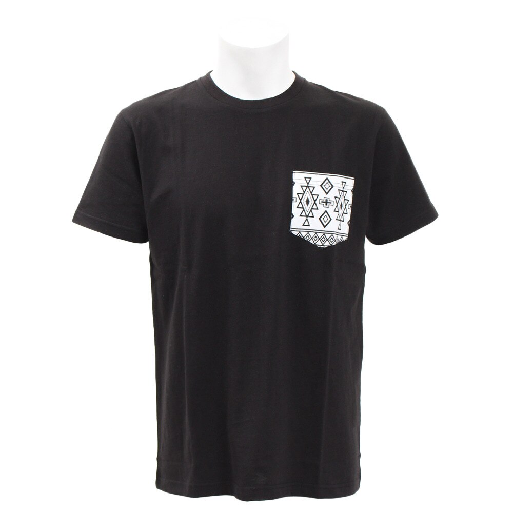  【多少の傷汚れありの為大奉仕】柄ポケットTシャツ 871PA9BGI6338BLXWH オンライン価格