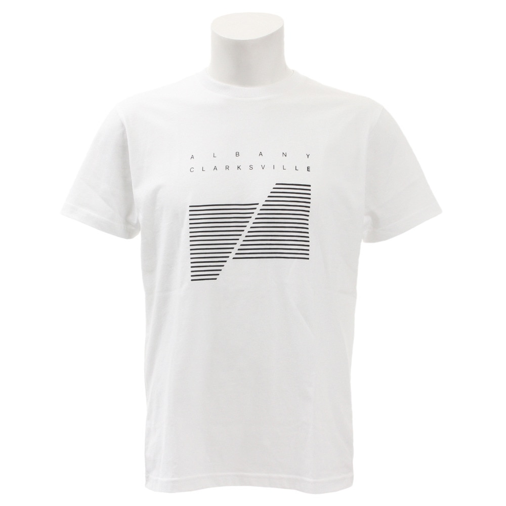  【多少の傷汚れありの為大奉仕】プリントTシャツ ストライブ 871PA9BGI6339WHT オンライン価格