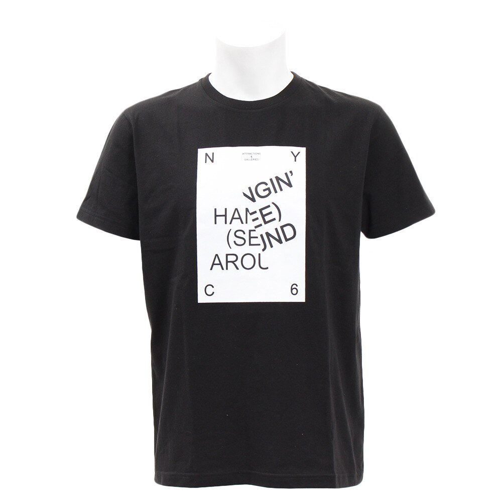  【多少の傷汚れありの為大奉仕】プリントTシャツ BOX 871PA9BGI6340BLK オンライン価格