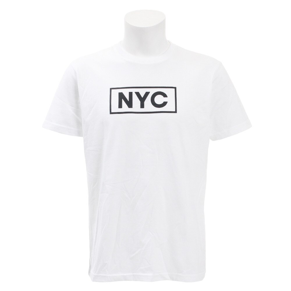  【多少の傷汚れありの為大奉仕】プリントTシャツ NYC 871PA9BGI6358WHT オンライン価格
