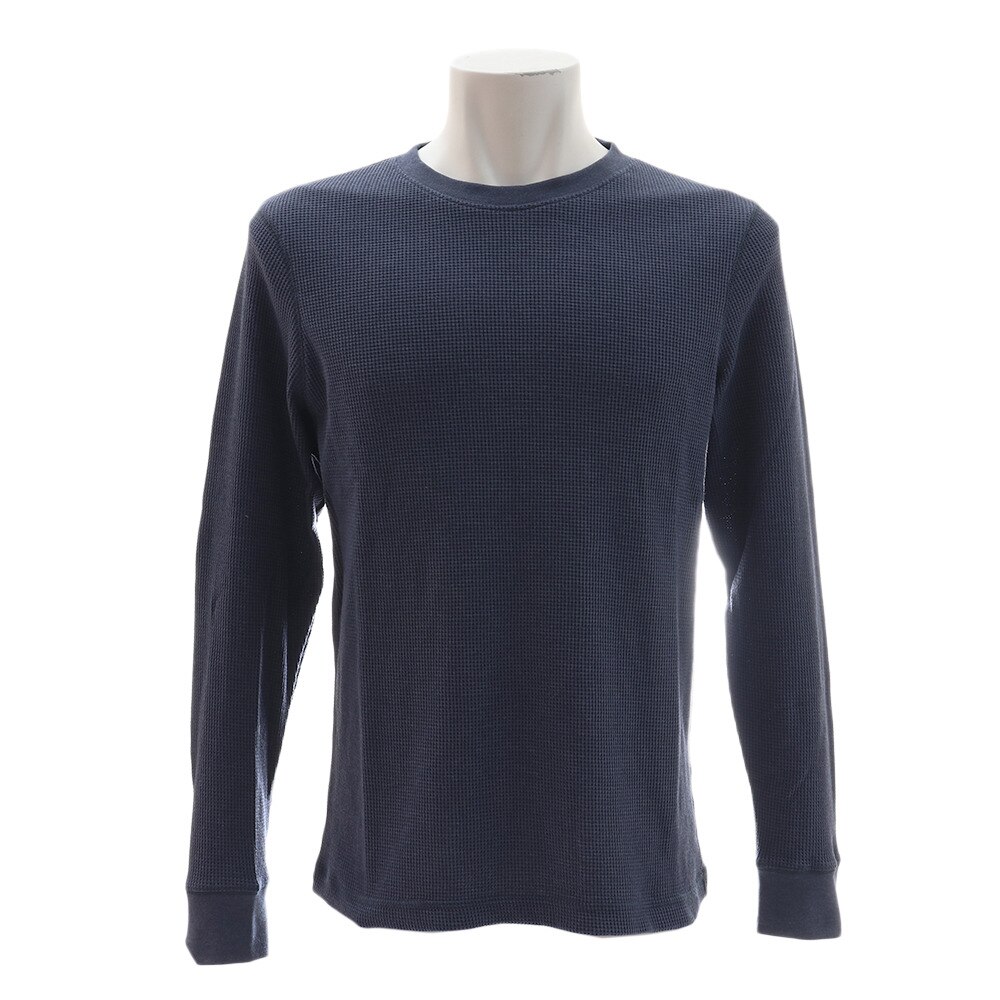  ワッフルクルーネックロングTシャツ 871PA9ES8767BLU オンライン価格
