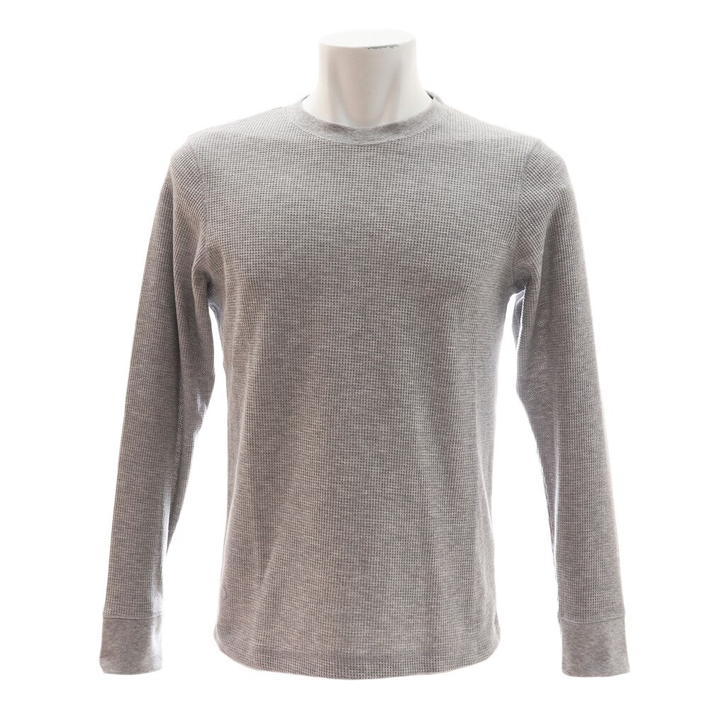  ワッフルクルーネックロングTシャツ 871PA9ES8767MGRY オンライン価格