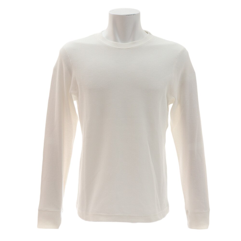  ワッフルクルーネックロングTシャツ 871PA9ES8767WHT オンライン価格