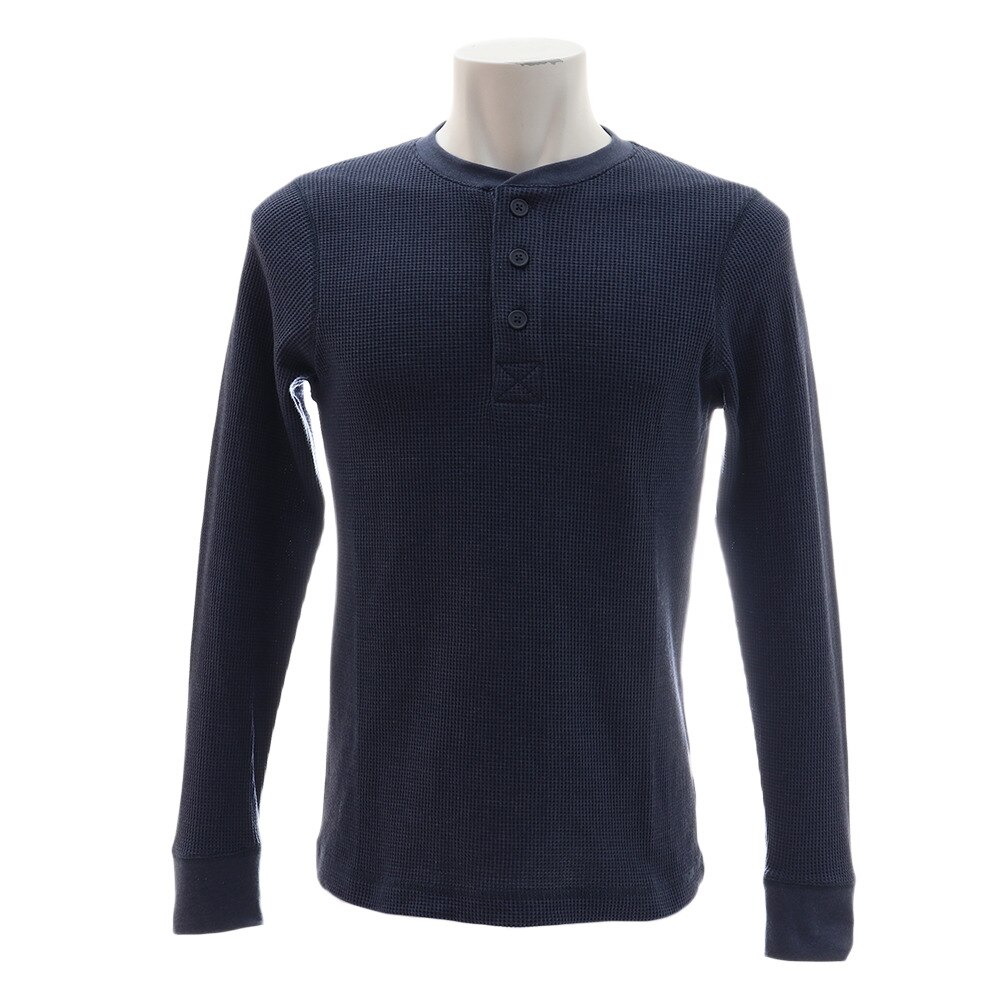  ワッフルヘンリーネックロングTシャツ 871PA9ES8768BLU オンライン価格