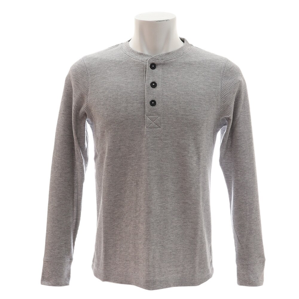  ワッフルヘンリーネックロングTシャツ 871PA9ES8768MGRY オンライン価格