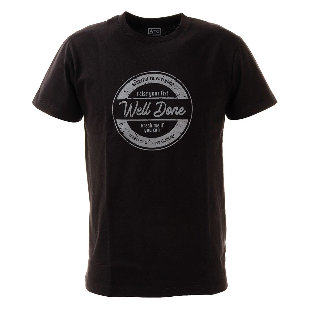  Tシャツ メンズ プリント半袖 871PA0BGI3127BLK
