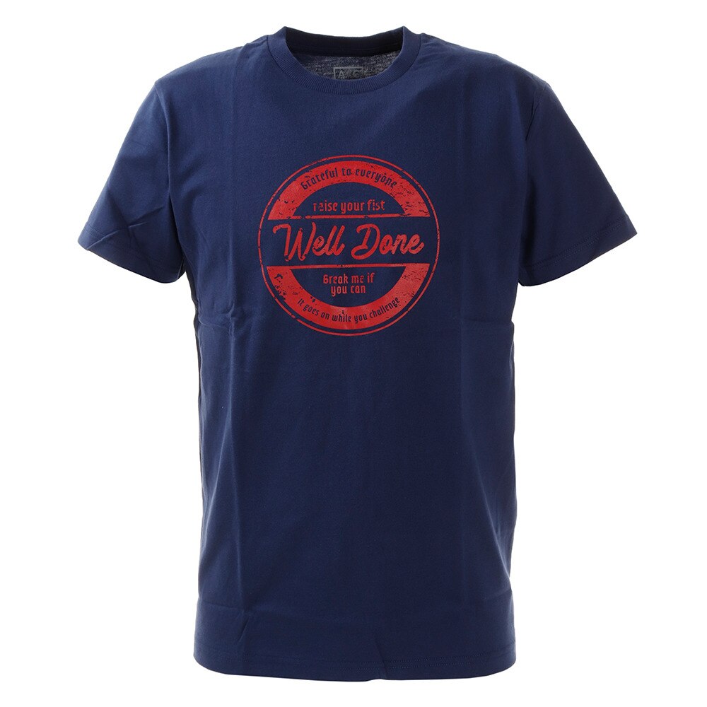  Tシャツ メンズ プリント半袖 871PA0BGI3127IBLU